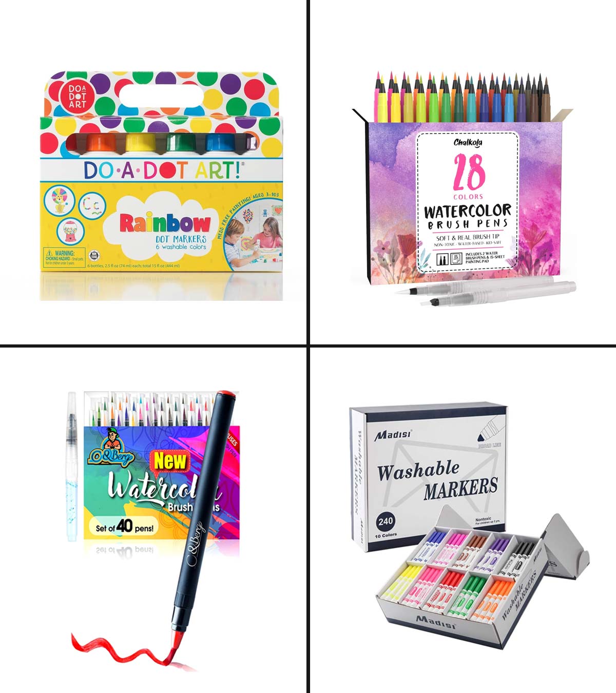 Creative Joy Fabric Markers with Permanent Brilliant Colors in Dual-Tipped  Markers for Creating Washable Art and Lettering, Fabric Paints in 2023