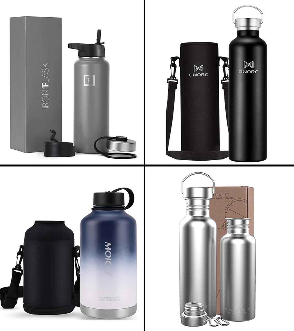  IRON °FLASK Spout Lid for Narrow Mouth, Simple Insulated Sports  Water Bottles, Hydro Canteen Standard, Modern Chug Lid, BPA Free 2 Lids  (Midnight Black) : Sports & Outdoors