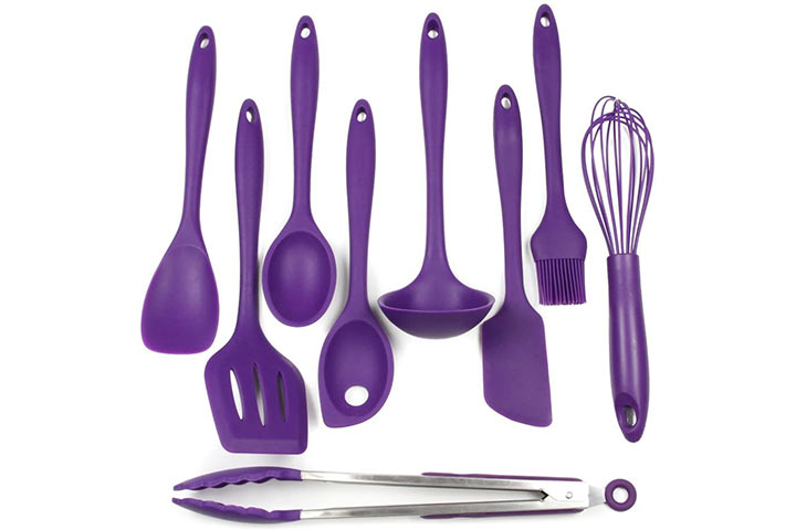 Non-Stick Silicone Kitchen Utensils Set – Noble Utensils-The Best for your  Kitchen