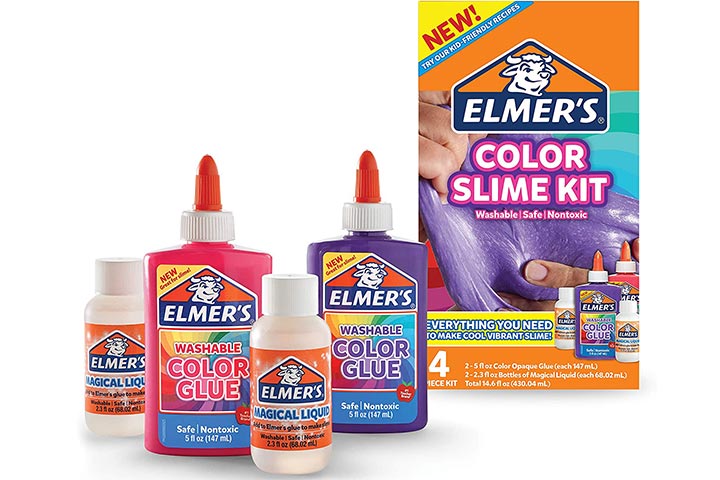 Elmers Liquid School Glue, Slime Glue & Craft Glue  Washable, Safe,  Washable and Non-Toxic - Ideal for Children 4 Ounces Each, 12 Count, Great  for Making Slime 