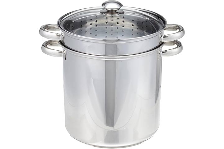  Cyrder Stainless Steel Pasta Pot- Induction Pasta Pot with  Strainer, Easy Stain &Perfect for Single and Couple, Dishwasher Safe, 3  Quart : Grocery & Gourmet Food