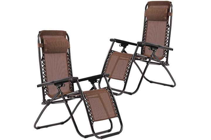 ZENPETIO Oversized Zero Gravity Chairs 29In XL Support 500LBS, Heavy Duty  Adjustable Zero Gravity Lawn Chair with Removable Cushion, Ergonomic Design  for Lie Down & Sit & Sleep, Lounge Chair - Yahoo