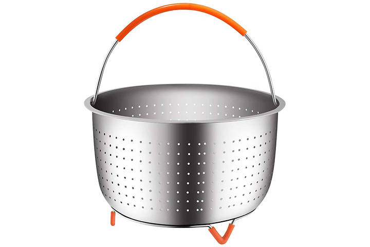 Skingwa Steamer Basket,Steamer Basket Insert for 6,8 Pots (Small Hole)