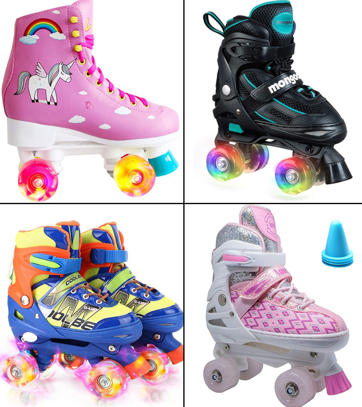 Adjustable Roller Skates Kids, Kids Rollerskates