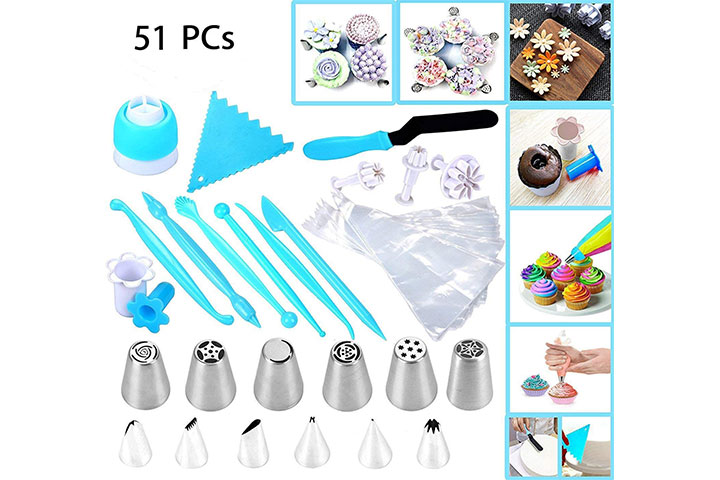 Dropship 8pcs Cake Decoration Kit; Cake Decorating Pen With Piping Nozzles;  Baking Tools; Kitchen Gadget to Sell Online at a Lower Price