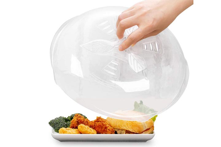 Magnetic Microwave Cover for Food Microwave Splatter Cover 11 12 Clear  Microwave