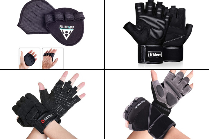  Trideer Padded Workout Gloves for Men - Gym Weight