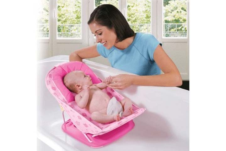 Baby Deluxe Bath Seat : Dreambaby Deluxe Bath Seat With Foam Padding And Heat Sensor Blue White Very Co Uk : A soft, mesh sling cradles your baby, while multiple recline positions provide the most comfortable positioning for your little one, making it the perfect choice from the very first.