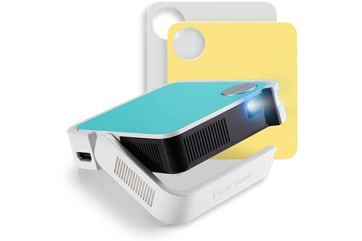  AKASO Mini Projector, Pocket-Sized DLP Portable