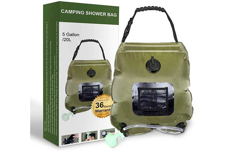 Solar Camping Shower Bag By Trofoty