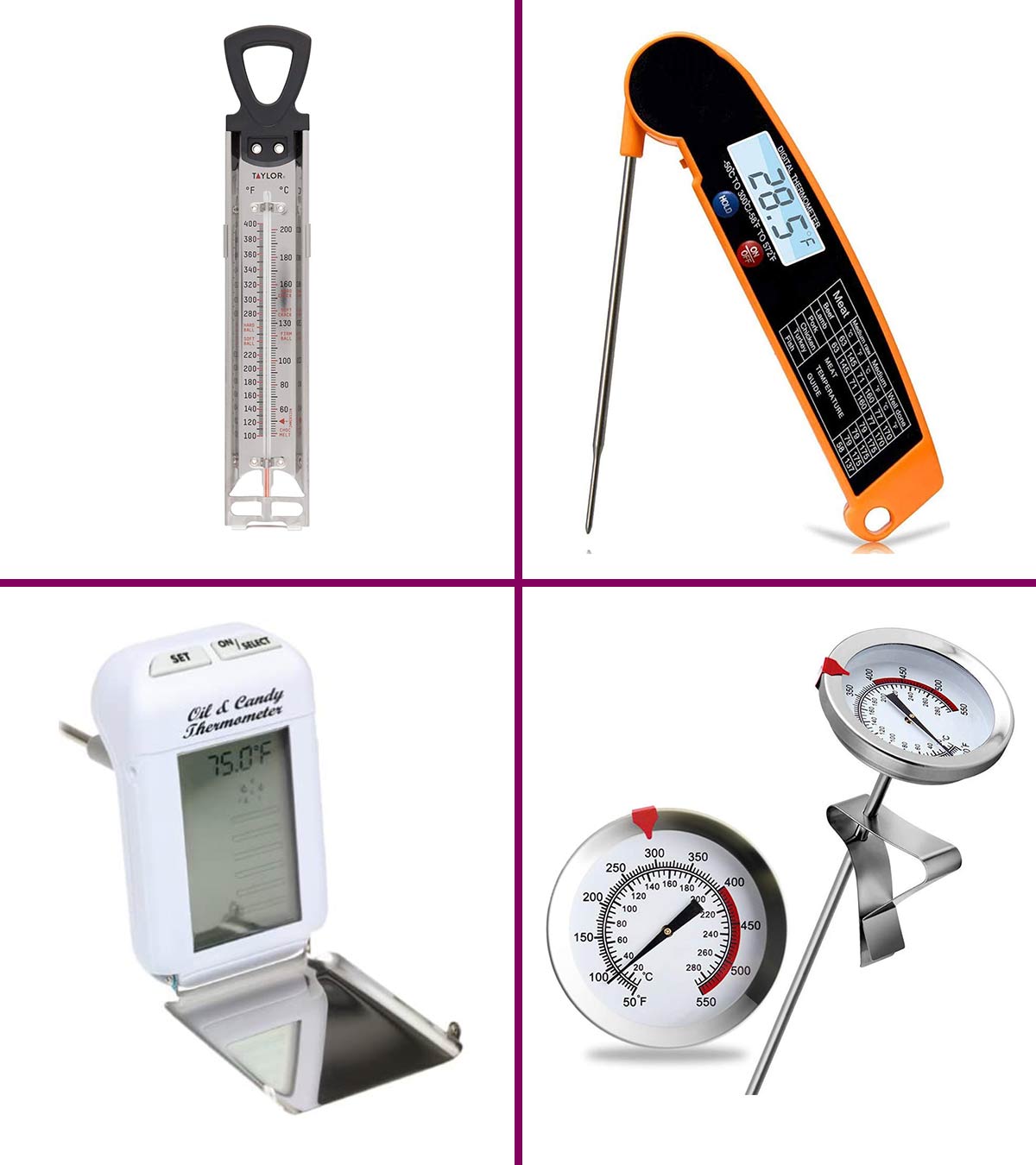 Kuluner TP-01 Waterproof Digital Instant Red Meat Thermometer