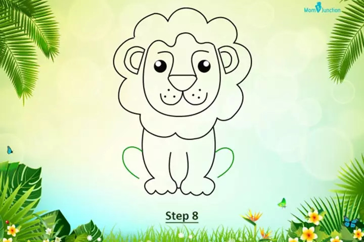 A Step-By-Step Guide On Drawing A Lion For Kids