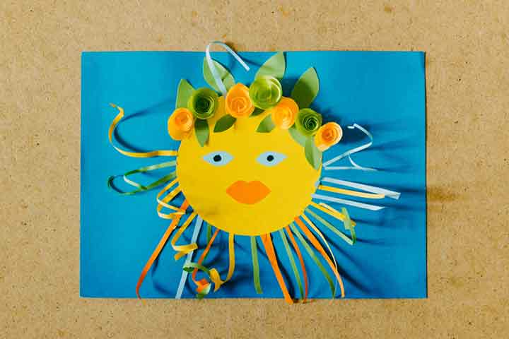 simple collage art for kids