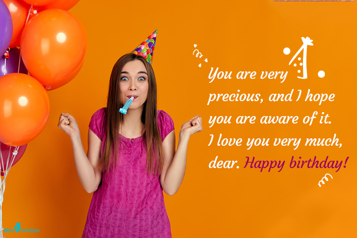 cute happy birthday wishes for girls