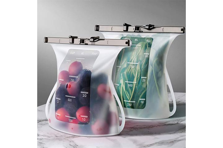  SPLF 6 Pack Dishwasher Safe Reusable Half Gallon