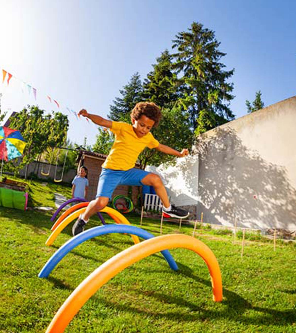 Diy Obstacle Course For Kids In A Backyard