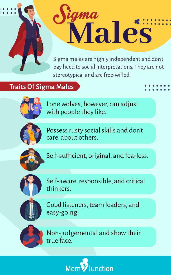 Infographic Traits Of Sigma Male 