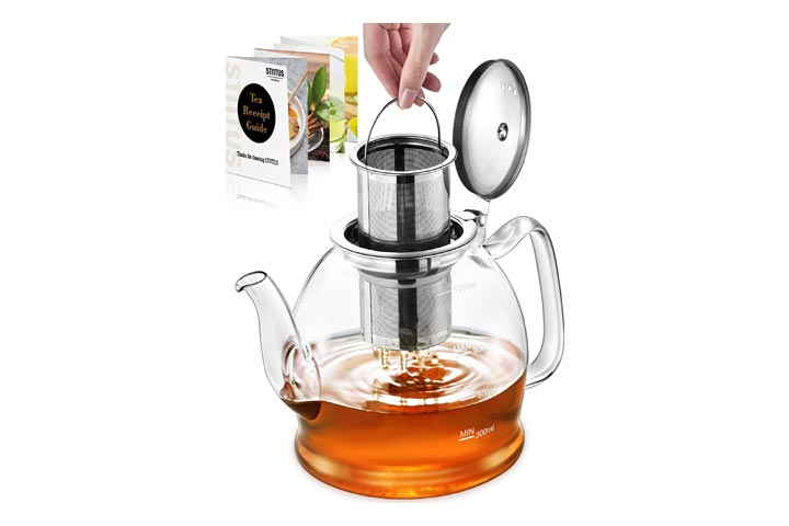 Fiate Borosilicate Teapot in 2023  Modern tea pot, Tea pots, Borosilicate