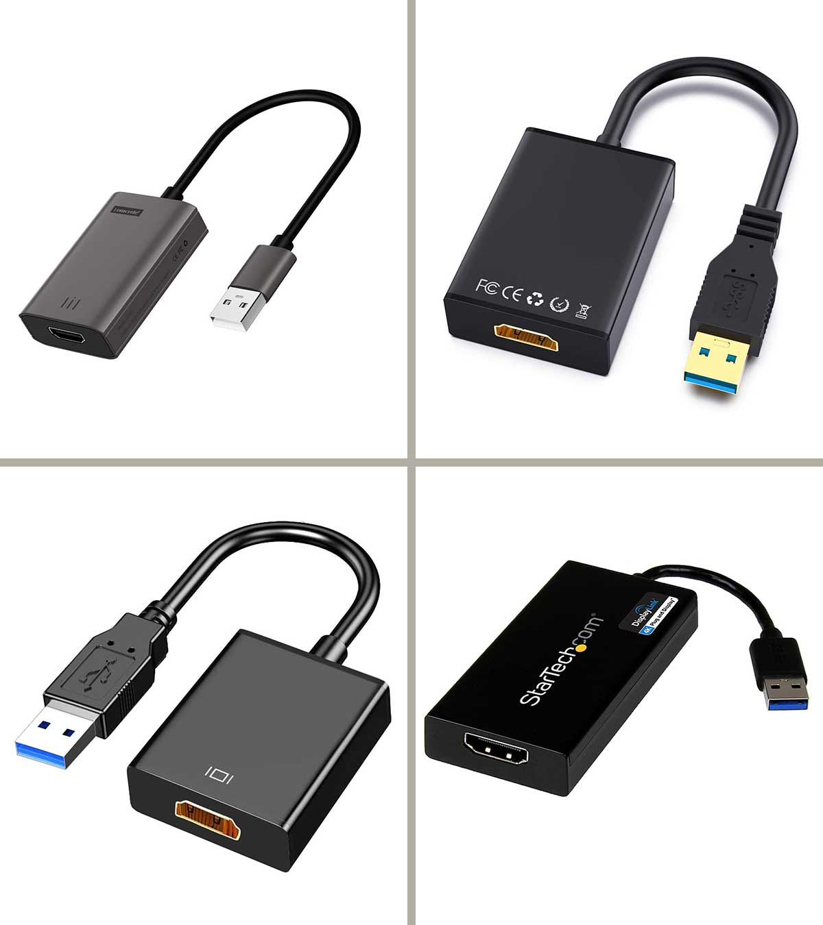 Adaptador USB C a HDMI + VGA - Choetech