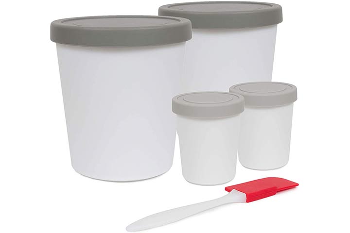 SUMO Ice Cream Containers for Homemade Ice Cream - 1 Ice Cream Container -  1.5 Quart - Blue