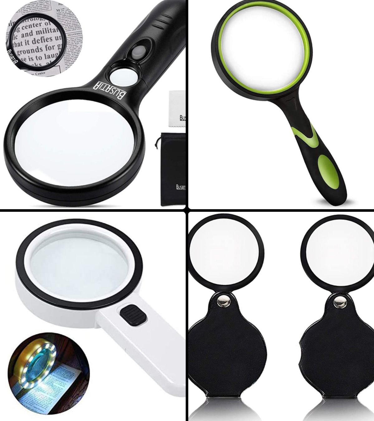 High Quality beauty salon magnifying glass with light For Varied