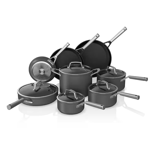 Granitestone Nonstick 3 Quart Saucepan with Glass Lid, Small Pot with  Lid-Ultra Durable Coating with Brushed Exterior Silver-100% PFOA  Free-Dishwasher
