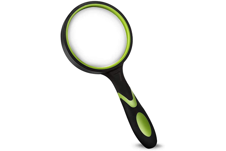  Magnifying Glass with Light, BUSATIA LED Illuminated Magnifier  with 3X 45X High Magnification, Lightweight Handheld Magnifying Glass for  Reading, Inspection, Jewellery, Hobbies & Crafts : Health & Household