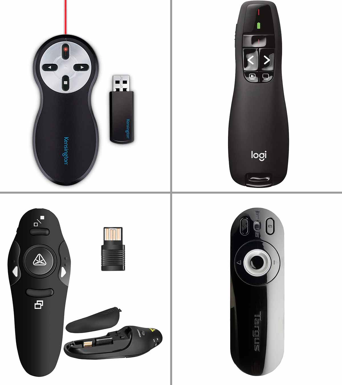 Presentation Clicker Wireless Presenter Remote, PowerPoint Clickers with  Laser Pointer, RF 2.4GHz USB Wireless Presenter Clicker for PowerPoint  Presentations for Mac/Laptop/Computer 
