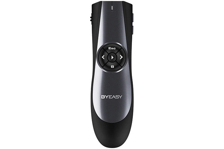 A 2 in 1 Presentation Clicker 100FT Hyperlink Volume Control Wireless  Presenter Presentation Remote Powerpoint Clicker 