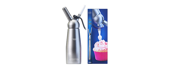 Nuvantee Cream Whipper (1-Pint) - Professional Aluminum Whipped Cream  Dispenser