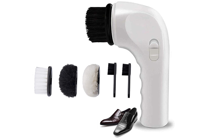 Shoe Cleaner, Portable Electric Handheld Automatic Shoe Brush Shoe Shine  Kit Electric Shoe Polish, Electric Cleaning Brush Tools for Leather, Bag,  Car
