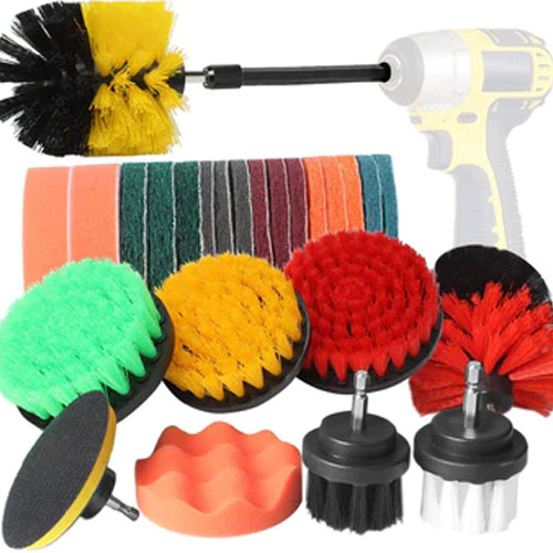 Drill Brush for Car Wash and Bathroom Cleaning Kitchen Cleaning Brush  Bathroom Electric Drill Cleaning Brush - China Drill Brush, Drill Brush Set