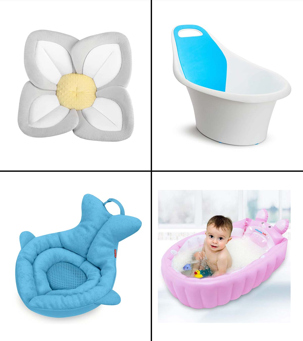 Baby Bathtub Pillow  Warm & Cozy Adjustable Bath Baby Pad,Baby