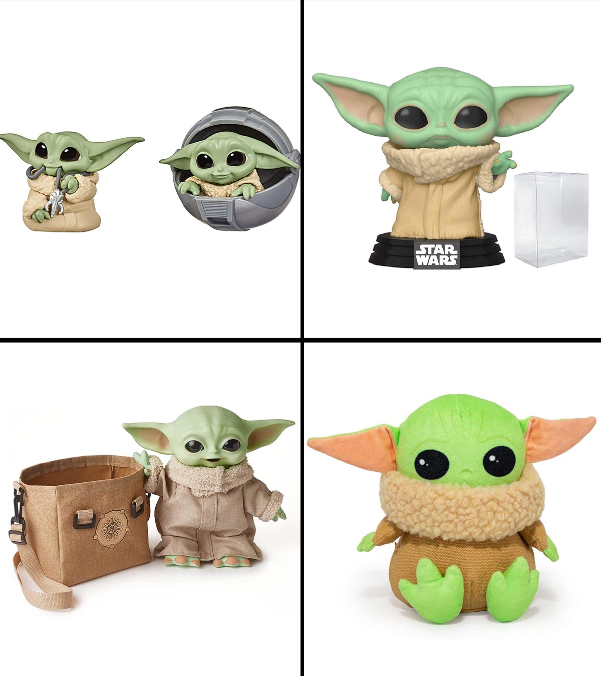  Mattel Star Wars Plush Toy, Grogu Soft Doll from The  Mandalorian, 8-inch Figure, Collectible Stuffed Animals for Kids : Toys &  Games