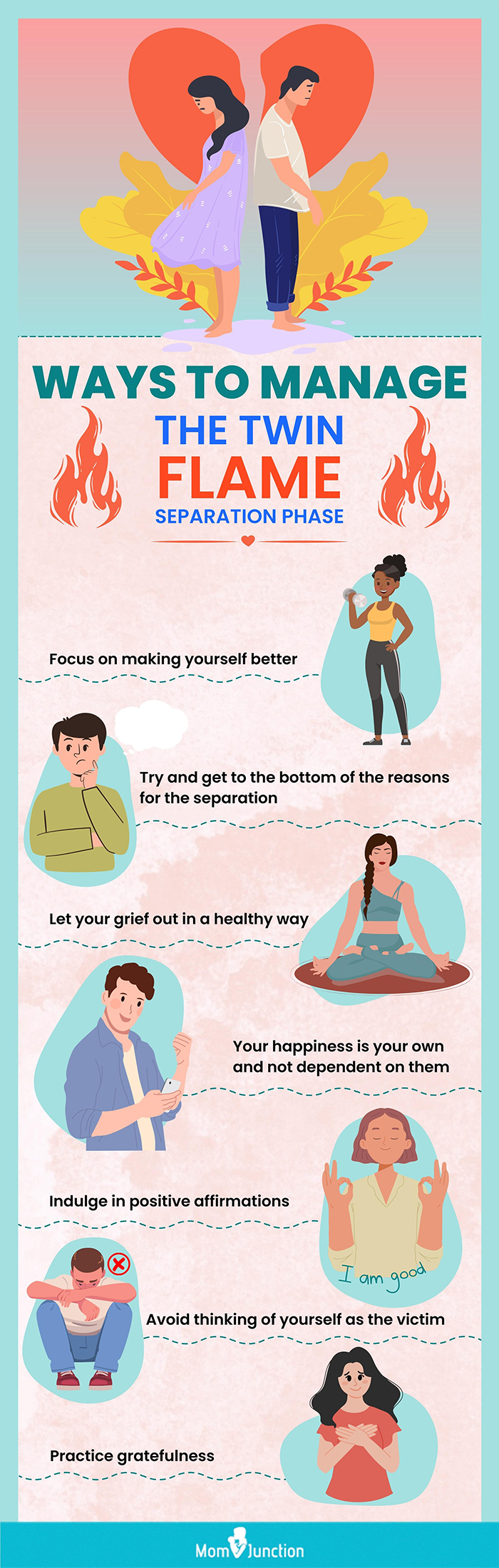 Infographic Dealing With Twin Flame Separation 