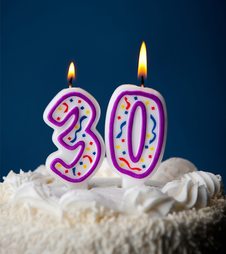 Customised 30 Years Old Birthday Cakes