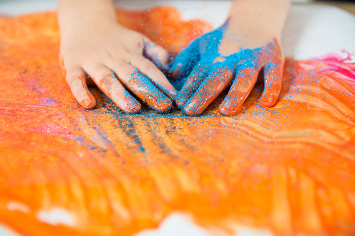 Seasons Finger Painting for Toddlers - My Bored Toddler