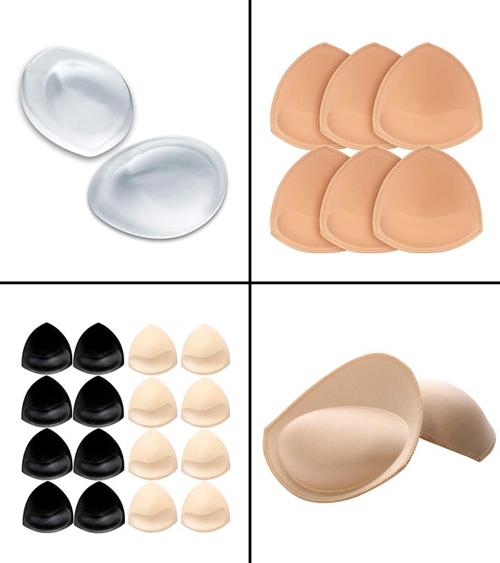 1 Pair Silicone Bra Inserts Breast Chest Swimsuit Pads Upgrade Thicken  Bikini Push Up Insert Pads Enhancer Push-up Molding Pad A to D Cup Bikini  For Women Lady (Transparent Color) : 