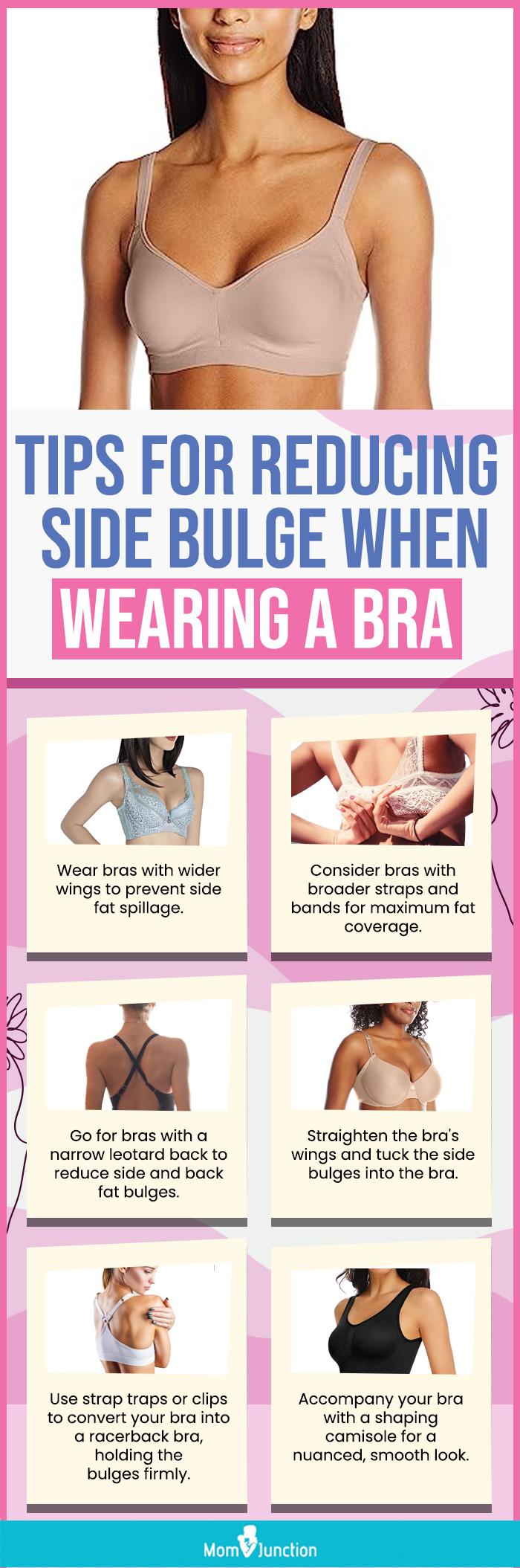 Bra Bulge - Tips to Get Rid of the Unsightly Bulge - Damidols