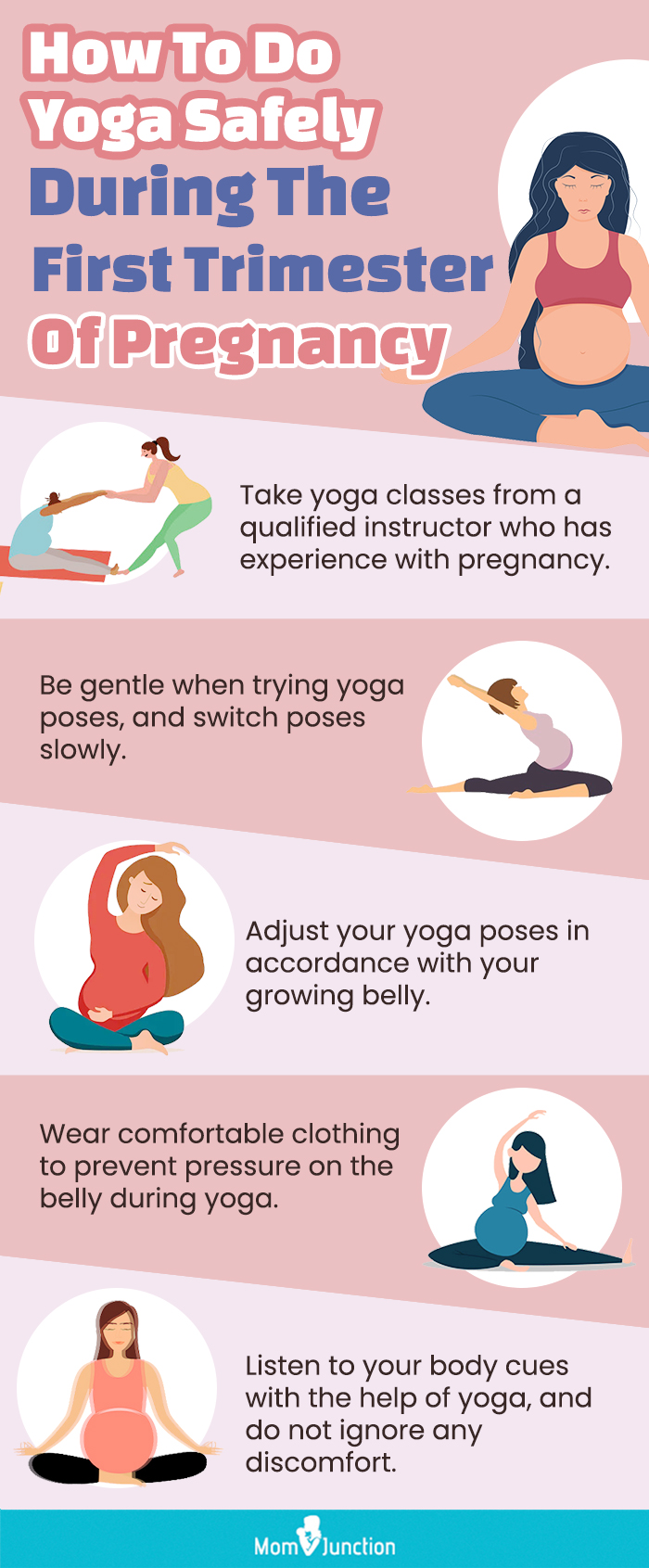 6 Prenatal Yoga Poses For Your 1st Trimester