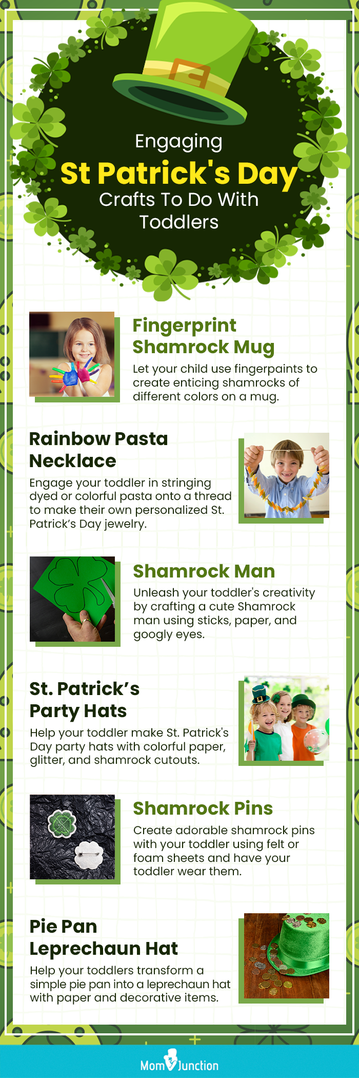 25+ Engrossing St Patrick's Day Crafts For Toddlers