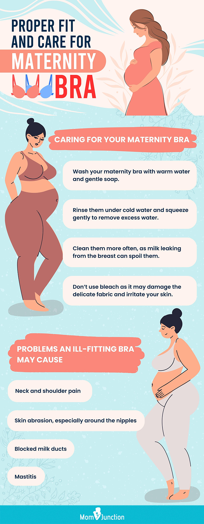 If you're experiencing pain under your bra line during pregnancy, it might  be due to ligament pain.…