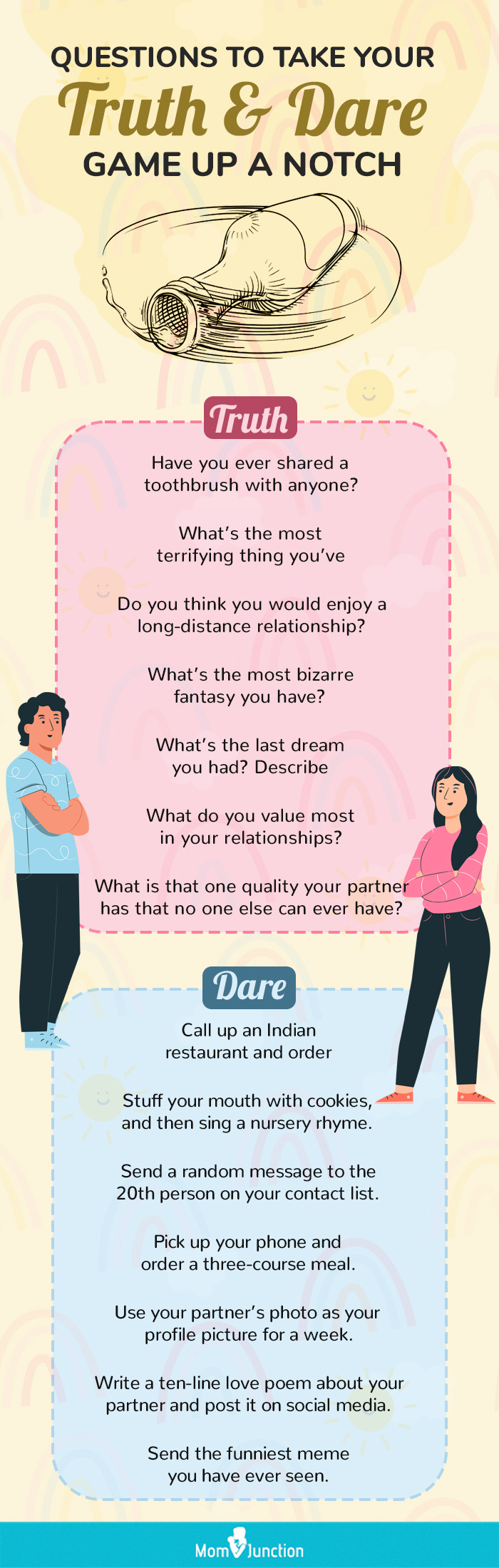 Fun & Spicy Truth or Dare Questions for Couples