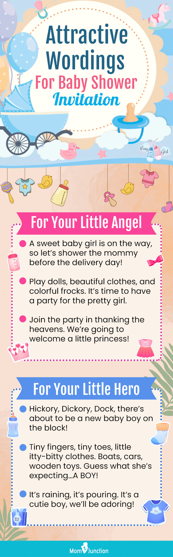 Attractive Wordings For Baby Shower Invitation 