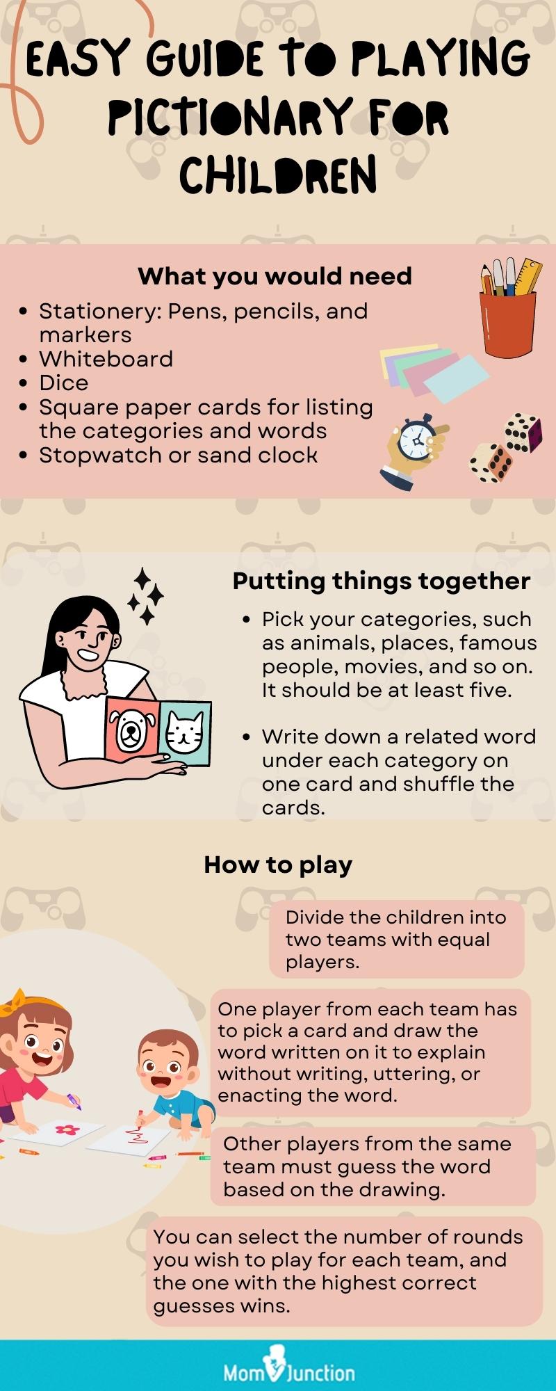Pictionary for kids, Pictionary words, Pictionary word list