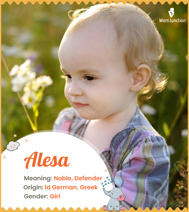 Alesa means noble or