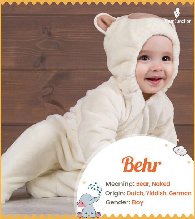 Behr, meaning bear o