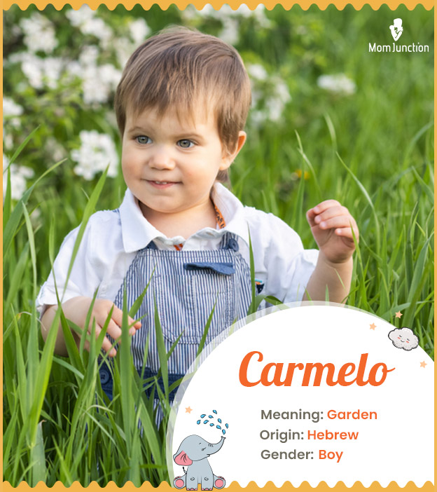 Carmelo means garden