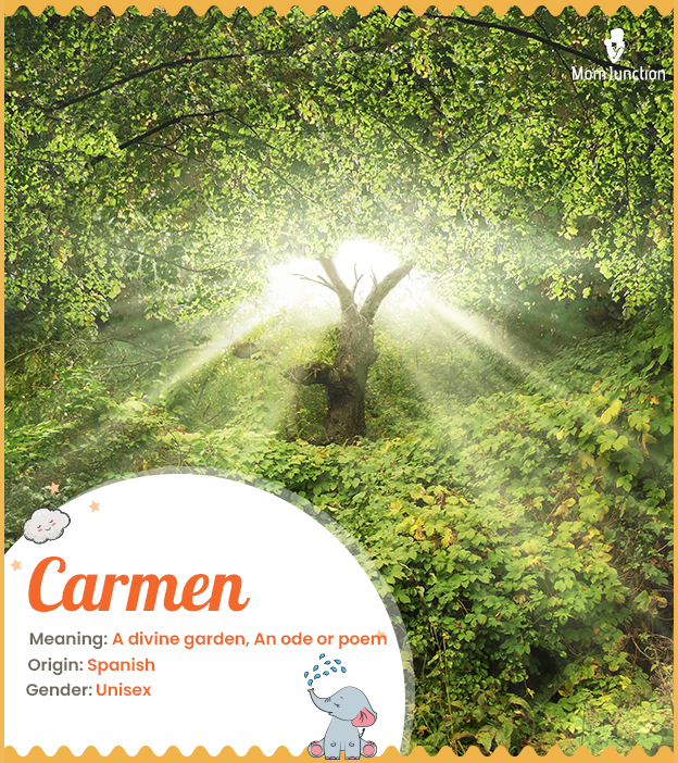 Carmen meaning divin