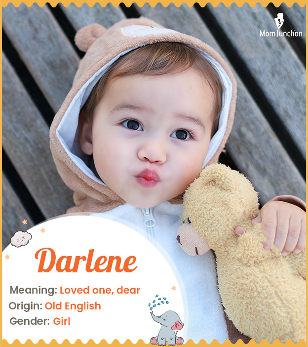 Darlene means loved 